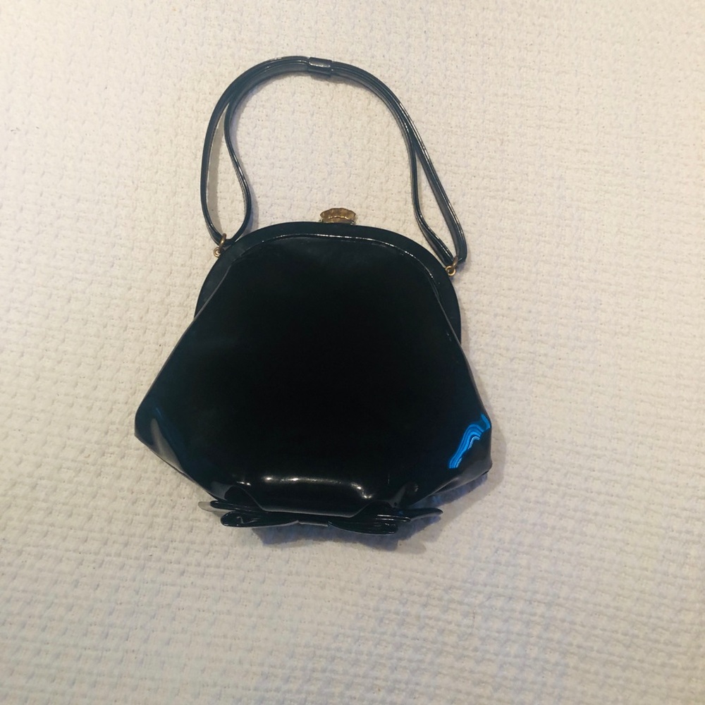 Vintage Evening Patent Leather Bag
